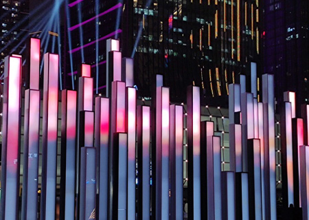 谈球吧创意屏之罗湖钢琴屏项目